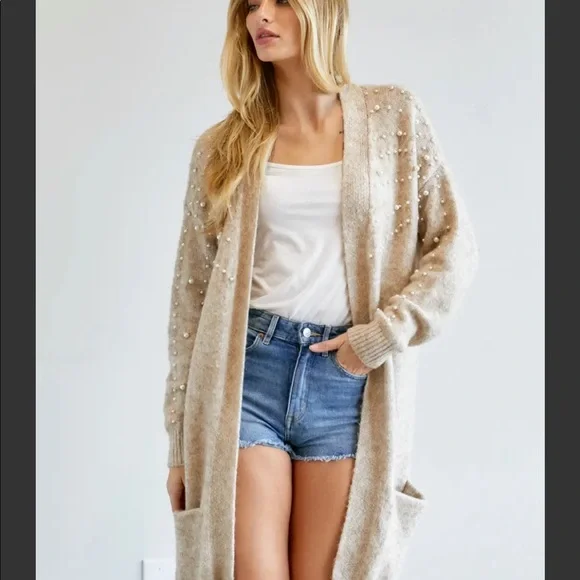 Pearl Cream Cardigan - Picture 4 of 14